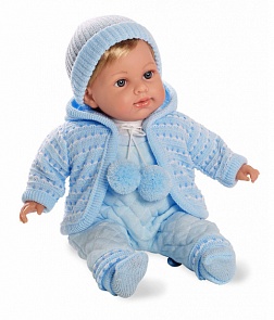 Мягкая кукла из серии Arias Elegance 42 см. с соской и звуковыми эффектами (Arias, Т11102)